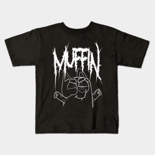 Muffin Metal Bluey Dog Kids T-Shirt